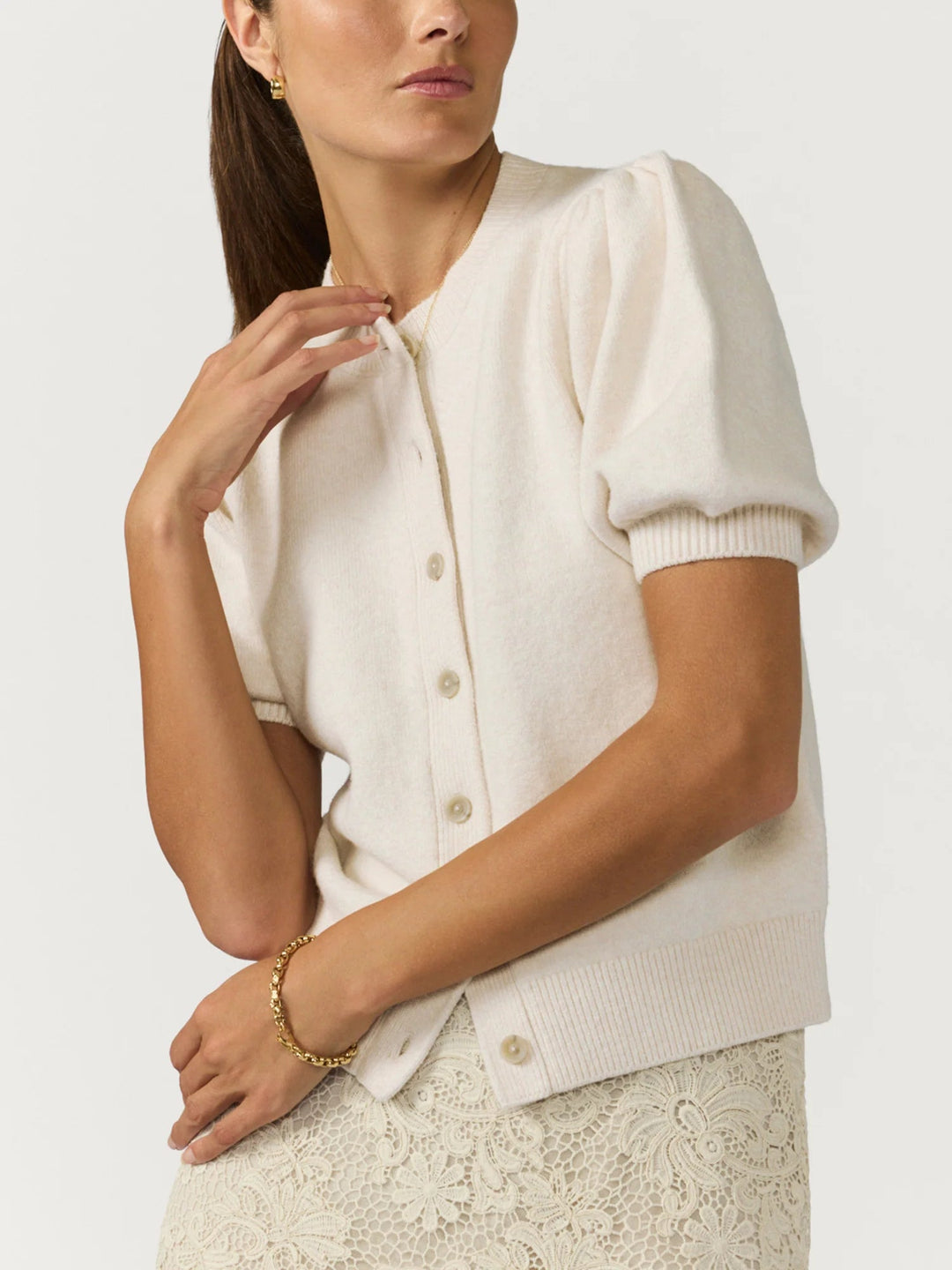 Havana Cardigan in Oatmeal - obligato