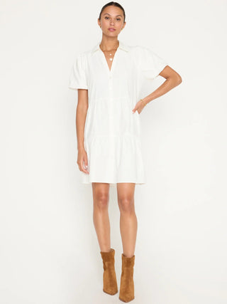 Havanna Mini Dress in Ivory - obligato