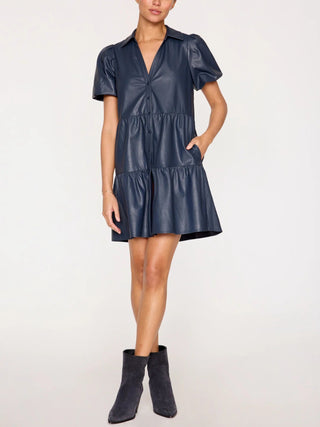 Havanna Mini Dress in Vegan Admiral Navy - obligato