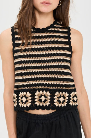 Hazel Top in Milos Crochet - obligato