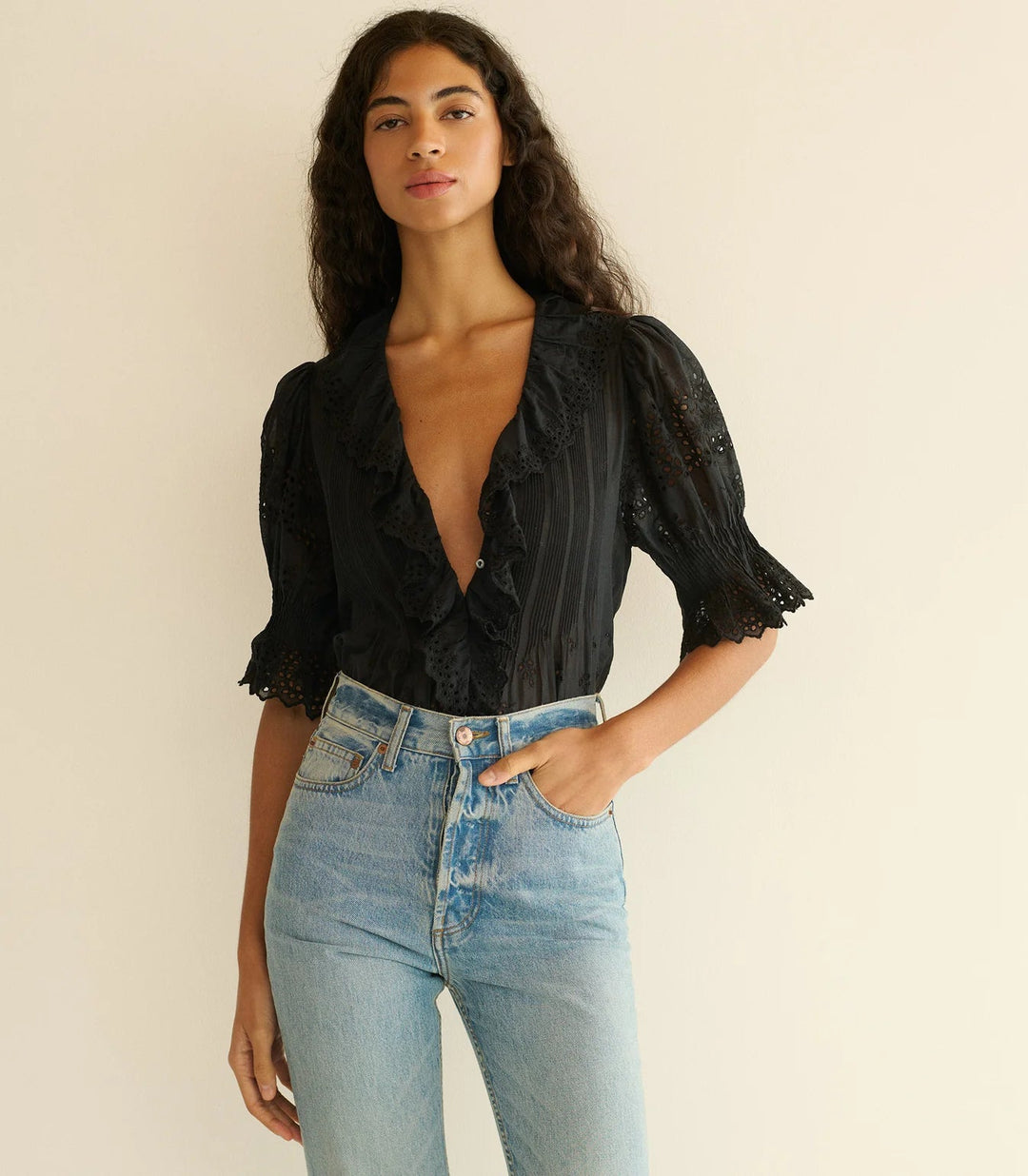 Henri Top in Black - obligato