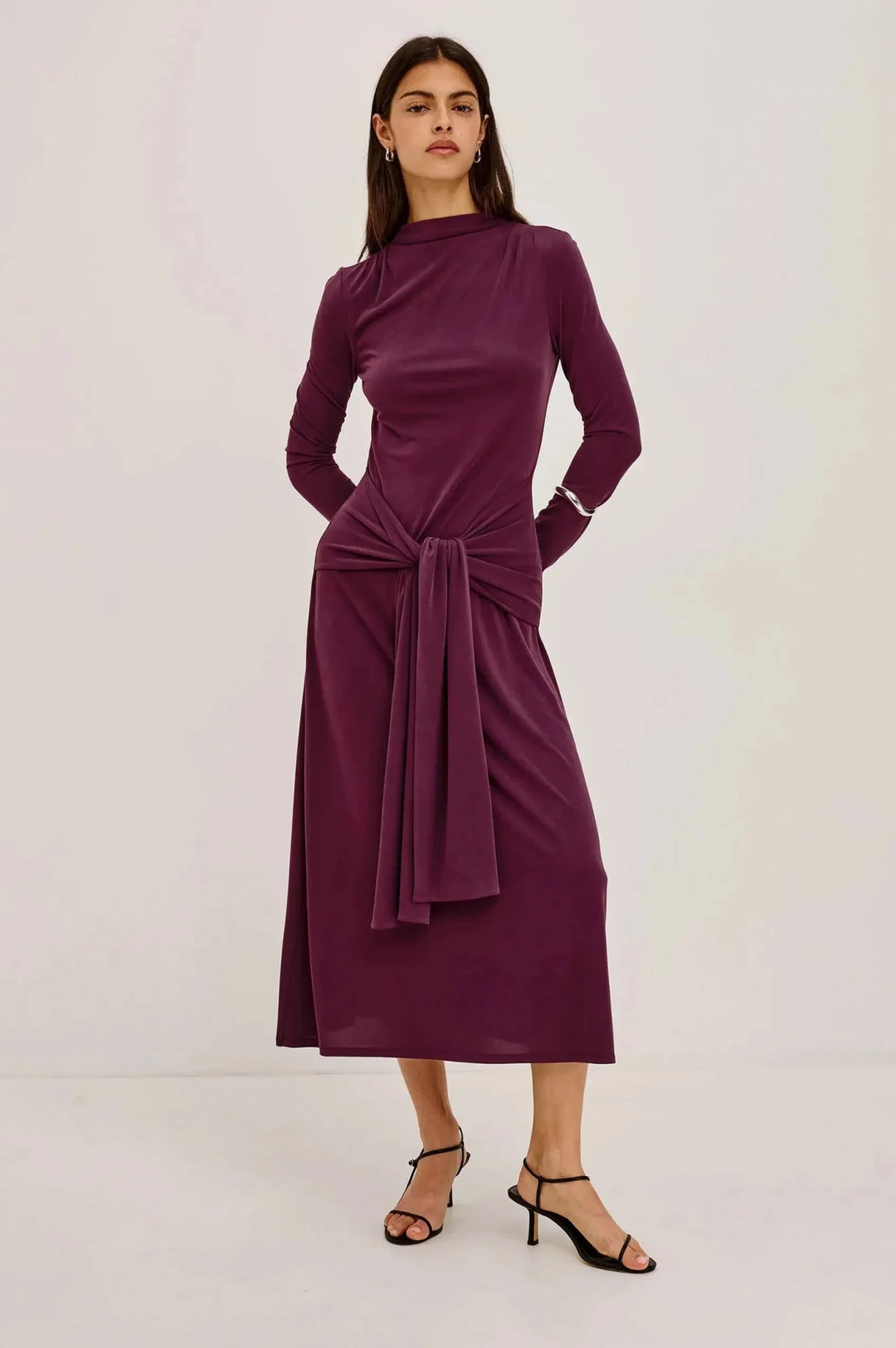 Hollis Dress in Wine - obligato