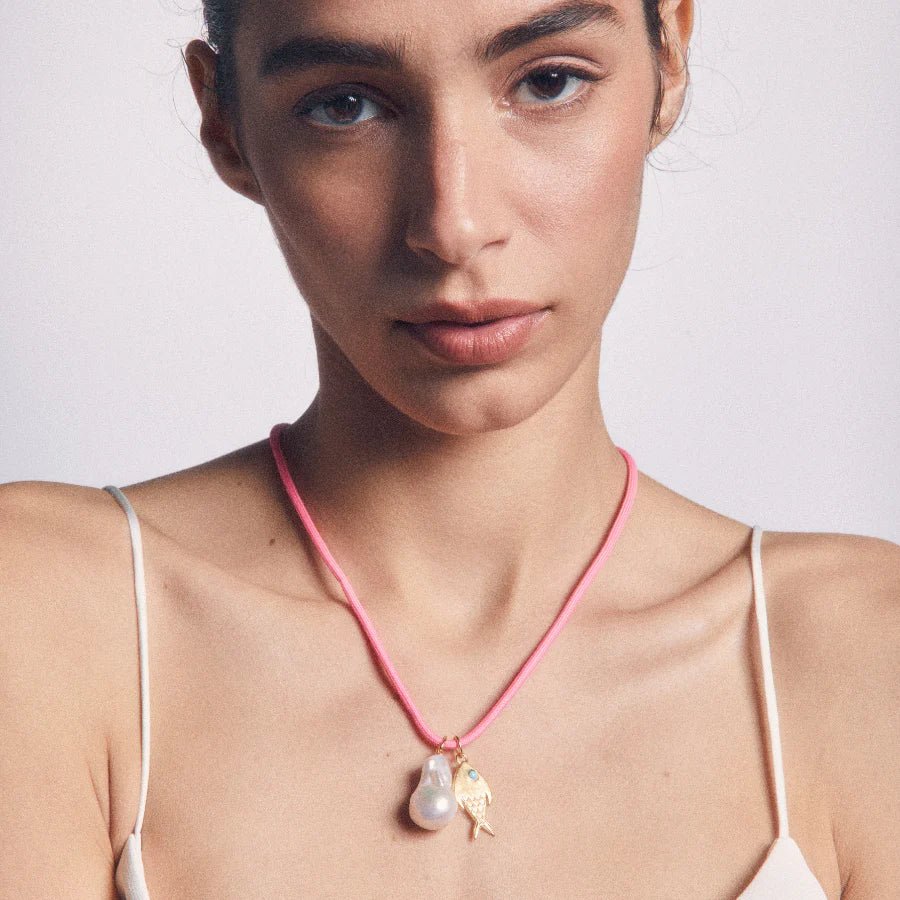 Hot Pink Necklace Cord - obligato