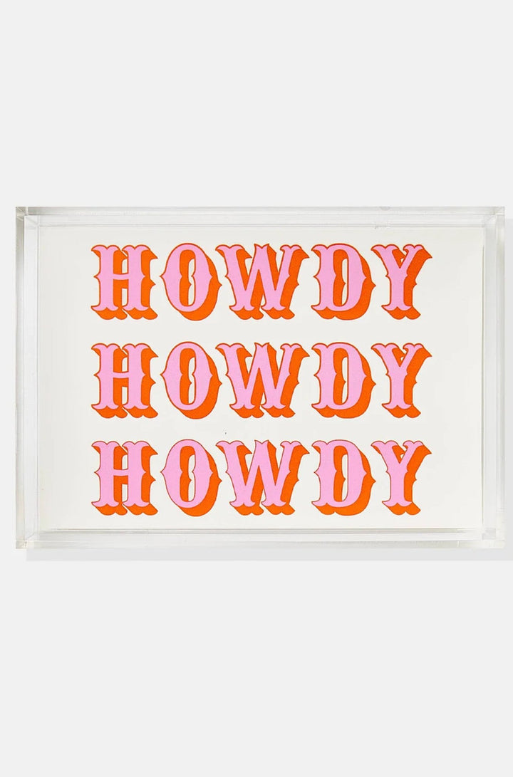 Howdy Small Tray - obligato