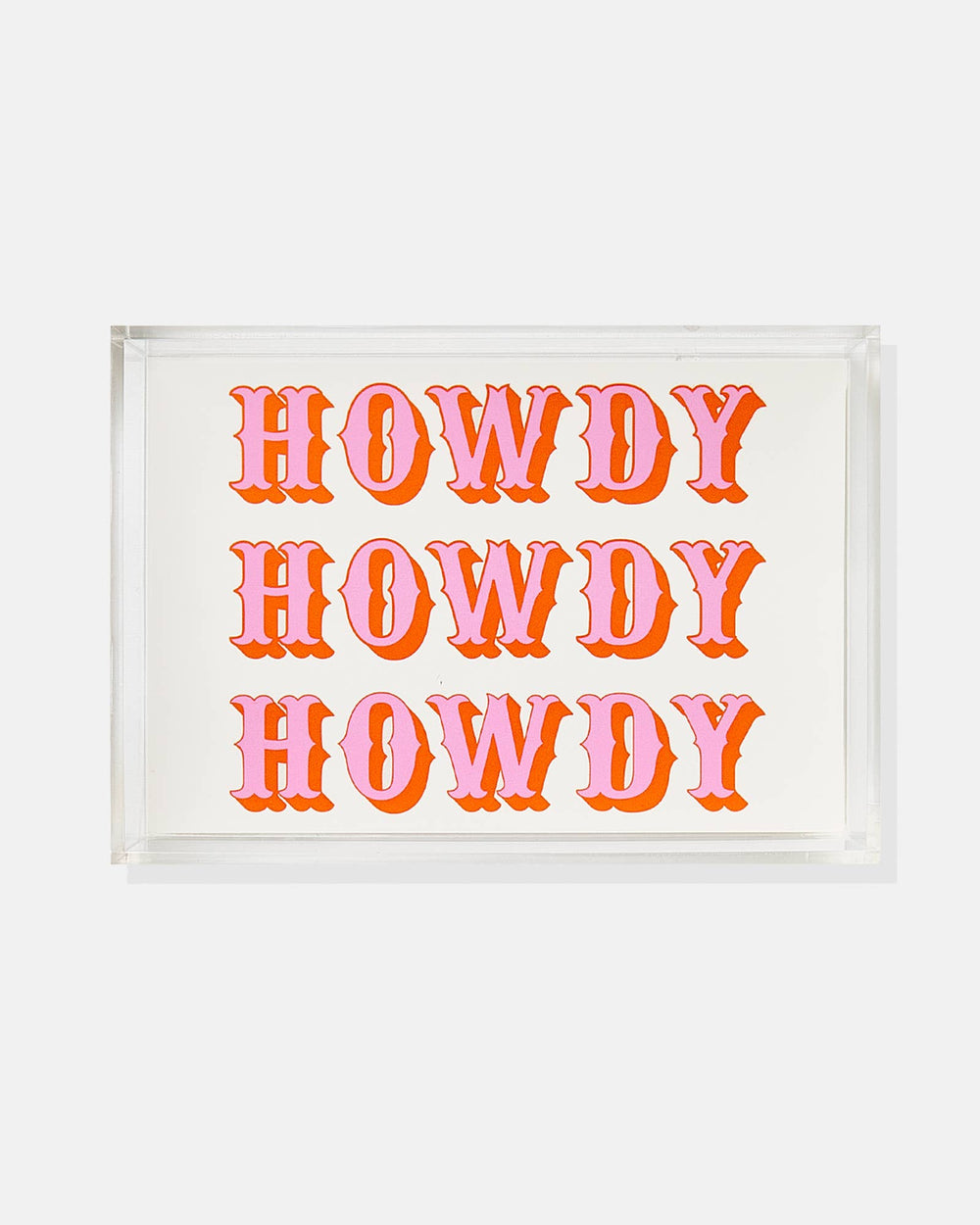 Howdy Small Tray - obligato
