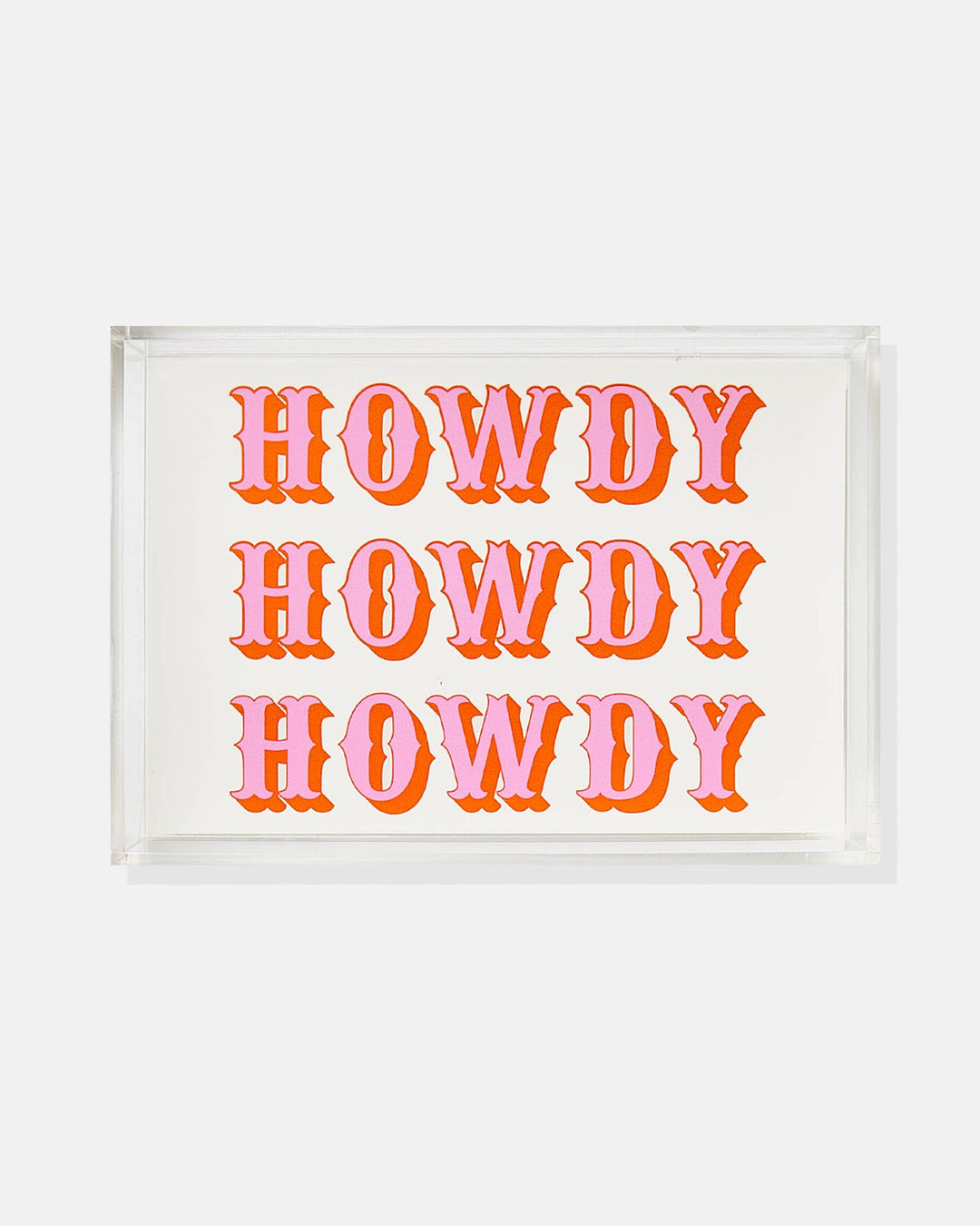 Howdy Small Tray - obligato