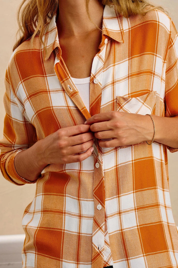 Hunter Shirt Buzzer Burnt Orange - obligato