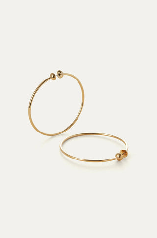 Icon Hoops in Medium Gold - obligato