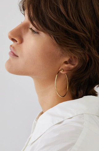 Icon Hoops in Medium Gold - obligato