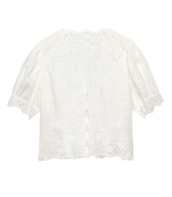 Idella Top In White - obligato