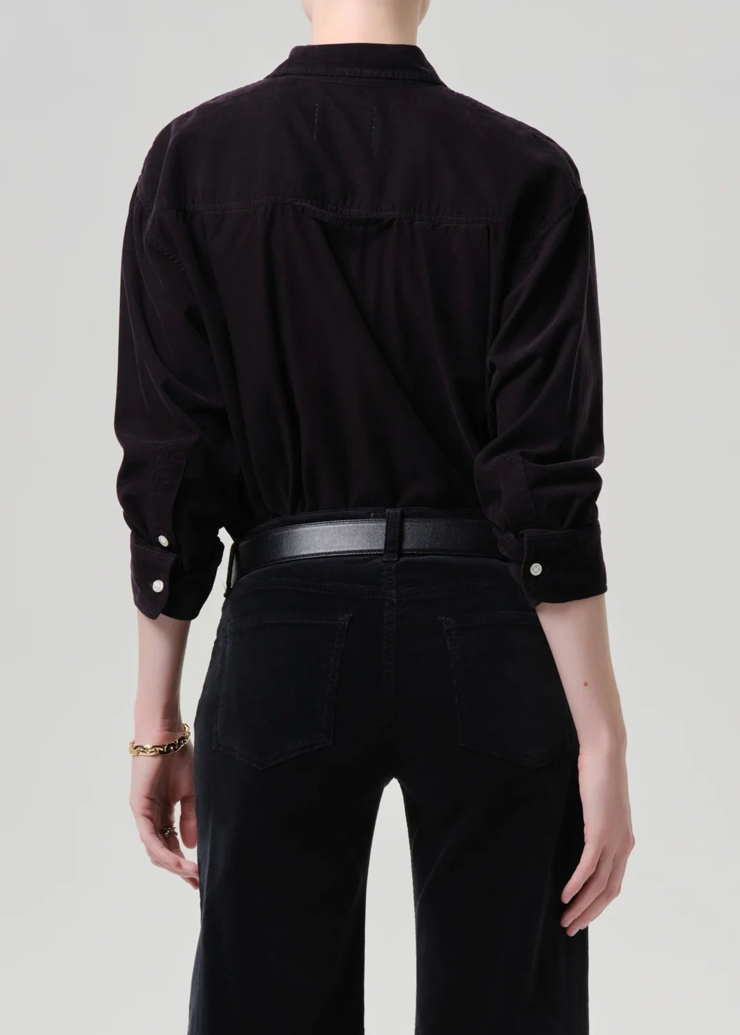 Ilaria Draped Japanese hammered Satin Top - obligato