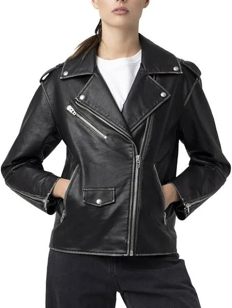 In Between Vegan Moto Jacket - obligato
