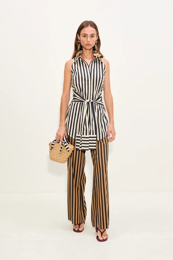 Inna Sleeveless Poplin Top - obligato