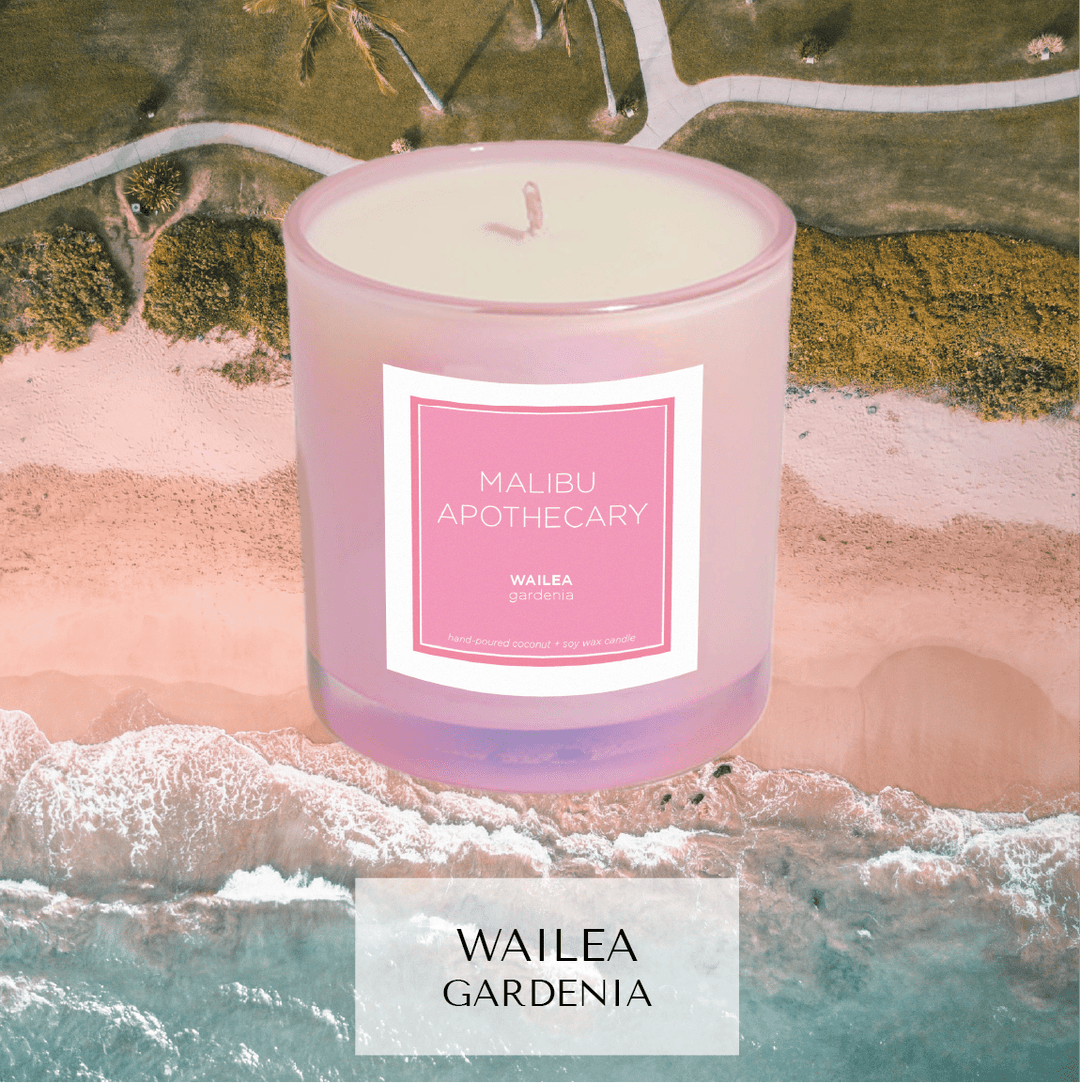 Iridescent Pink Candle: LAGUNA BEACH - obligato