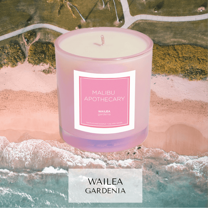 Iridescent Pink Candle: LAGUNA BEACH - obligato
