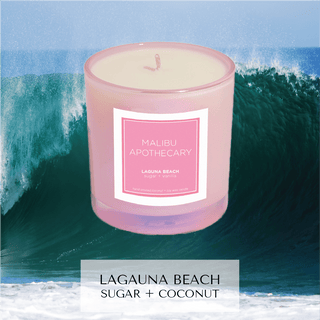 Iridescent Pink Candle: TURKS & CAICOS - obligato