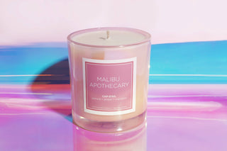 Iridescent Pink Candle: TURKS & CAICOS - obligato