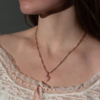 Isabel Pink Opal Necklace - obligato