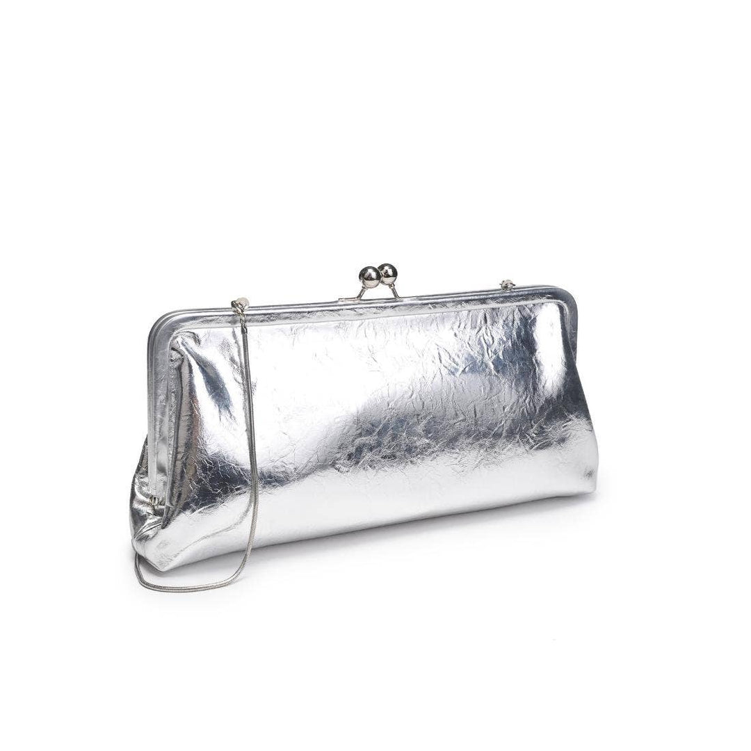 Isabella Clutch: Silver - obligato