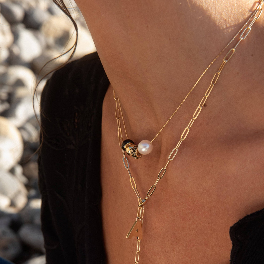 Isla Noir Bead Necklace - obligato