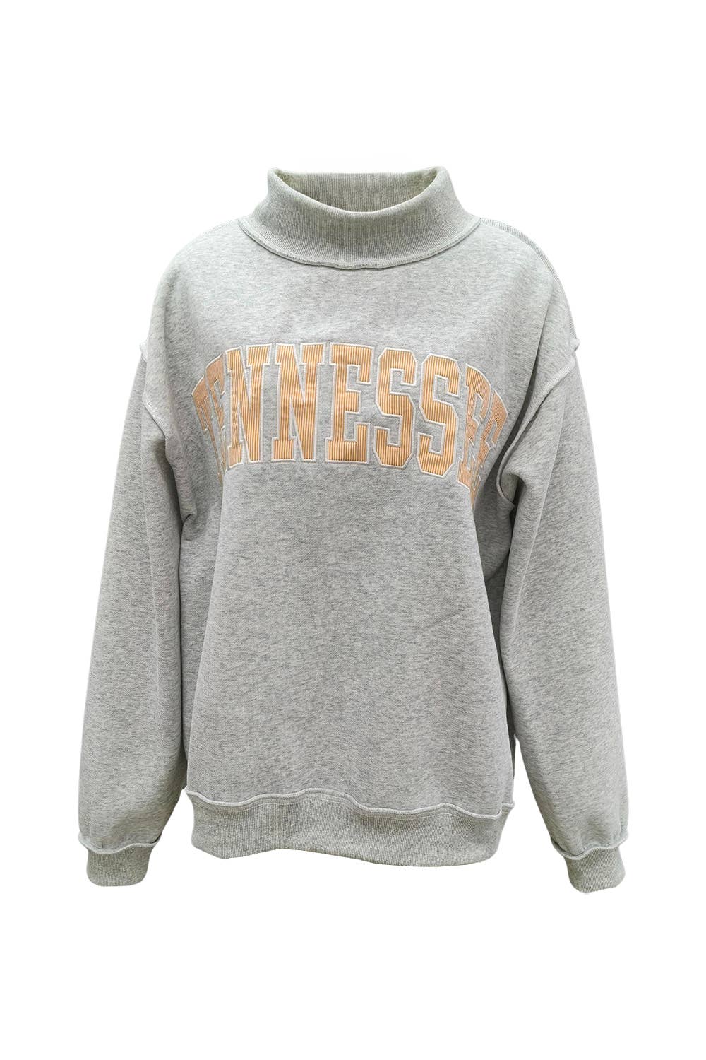 IT2594E - TENNESSEE1 'Tennessee' Embroidery Sweatshirt: H.GREY - STRIPE / S/M - L/XL (3 - 3) - obligato