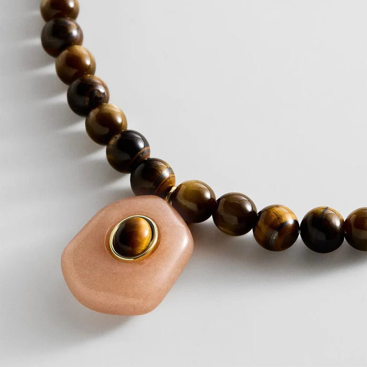 Janelle Semi-Precious Necklace - obligato