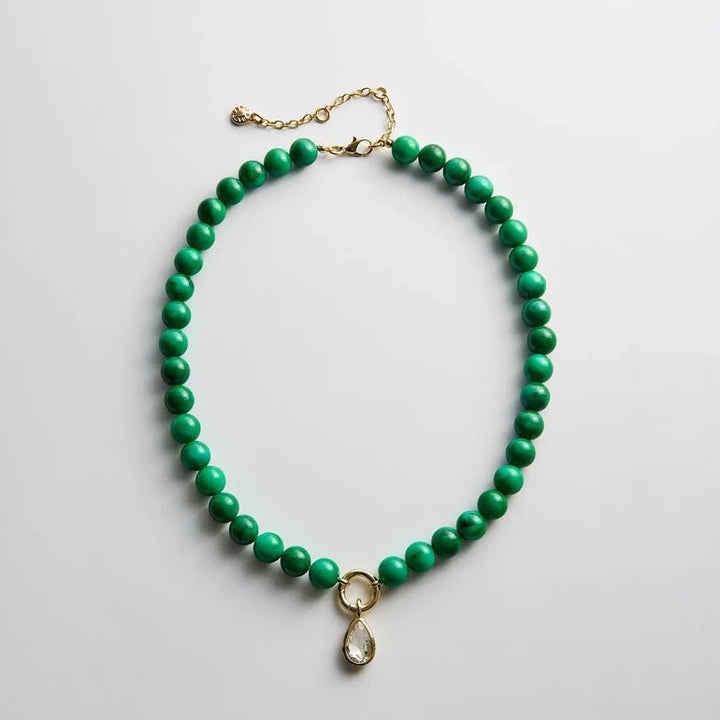 Janette Beaded Ring Necklace - obligato