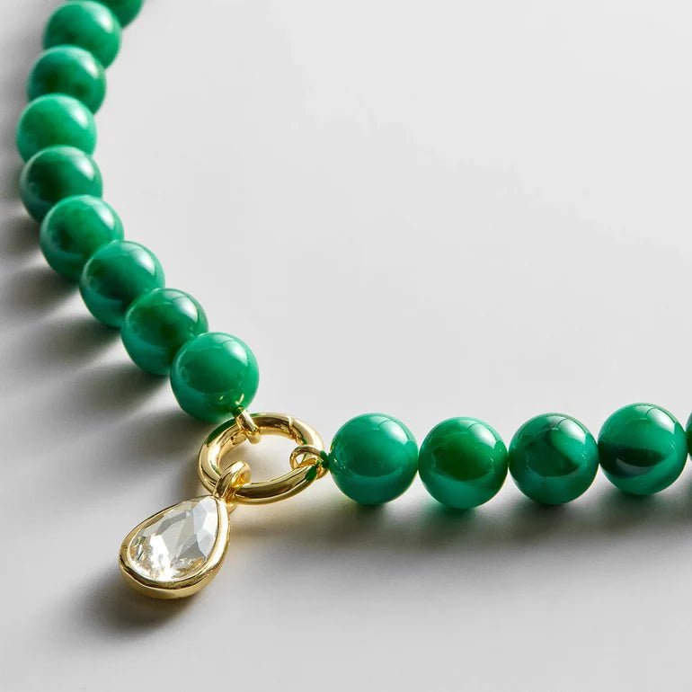 Janette Beaded Ring Necklace - obligato