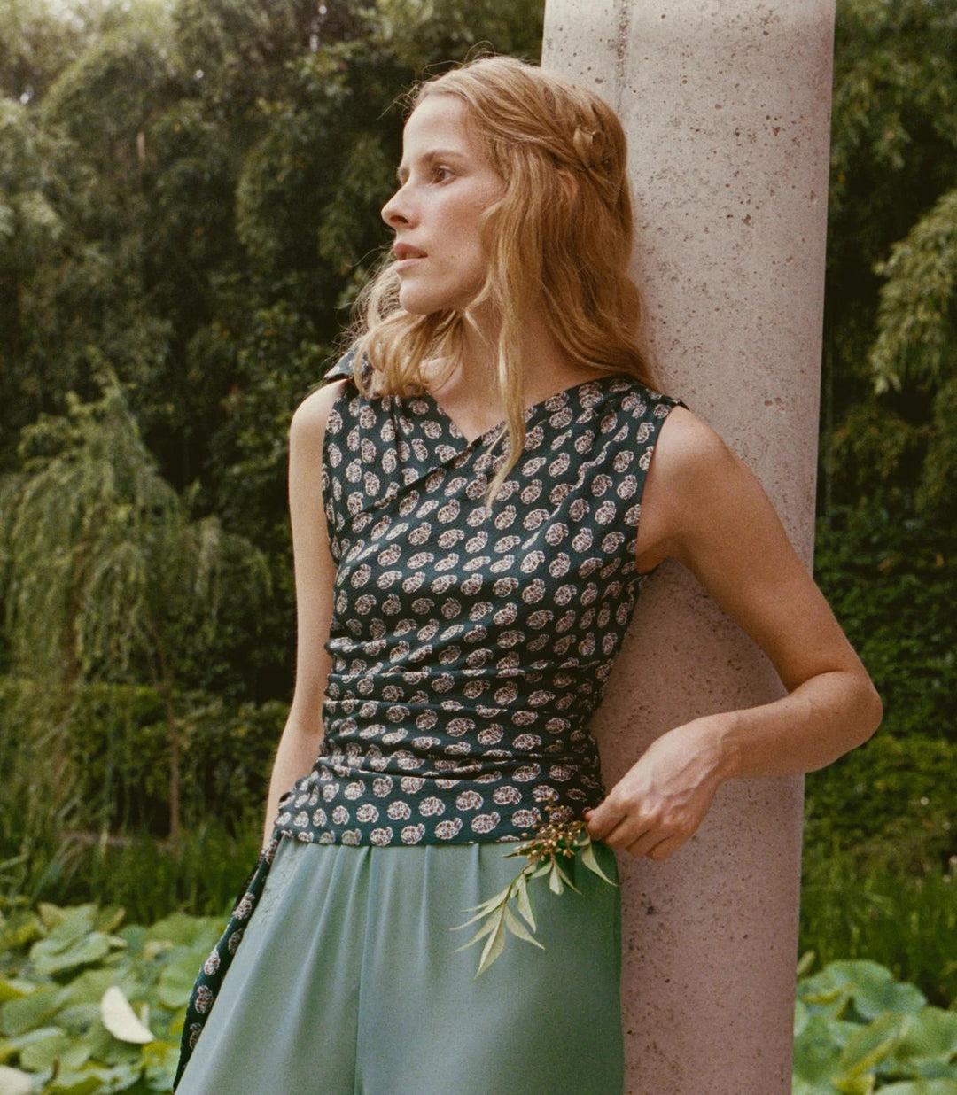 Janille Top in Chaumont Paisley - obligato