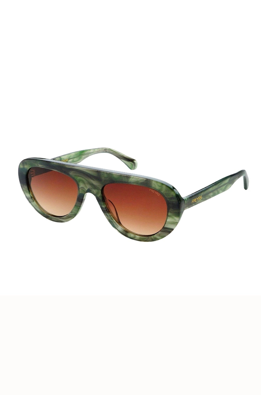 Jetsetter Acetate Unisex Aviator Sunglasses : Emerald - obligato