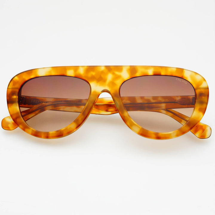 Jetsetter Acetate Womens Aviator Sunglasses : Honey Tortoise - obligato