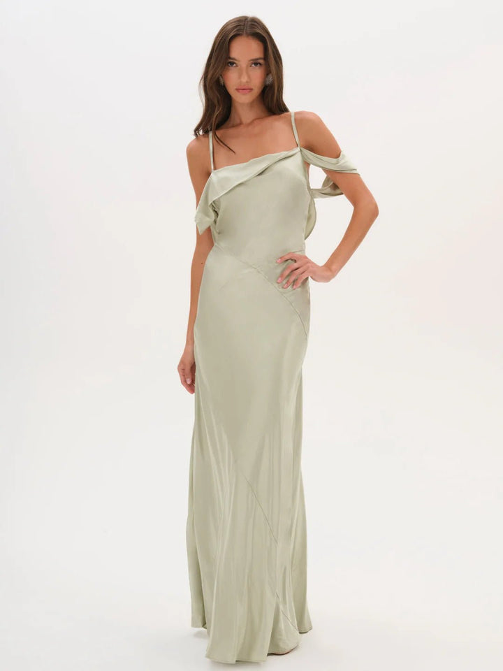 Jewel Maxi Dress in Sage - obligato