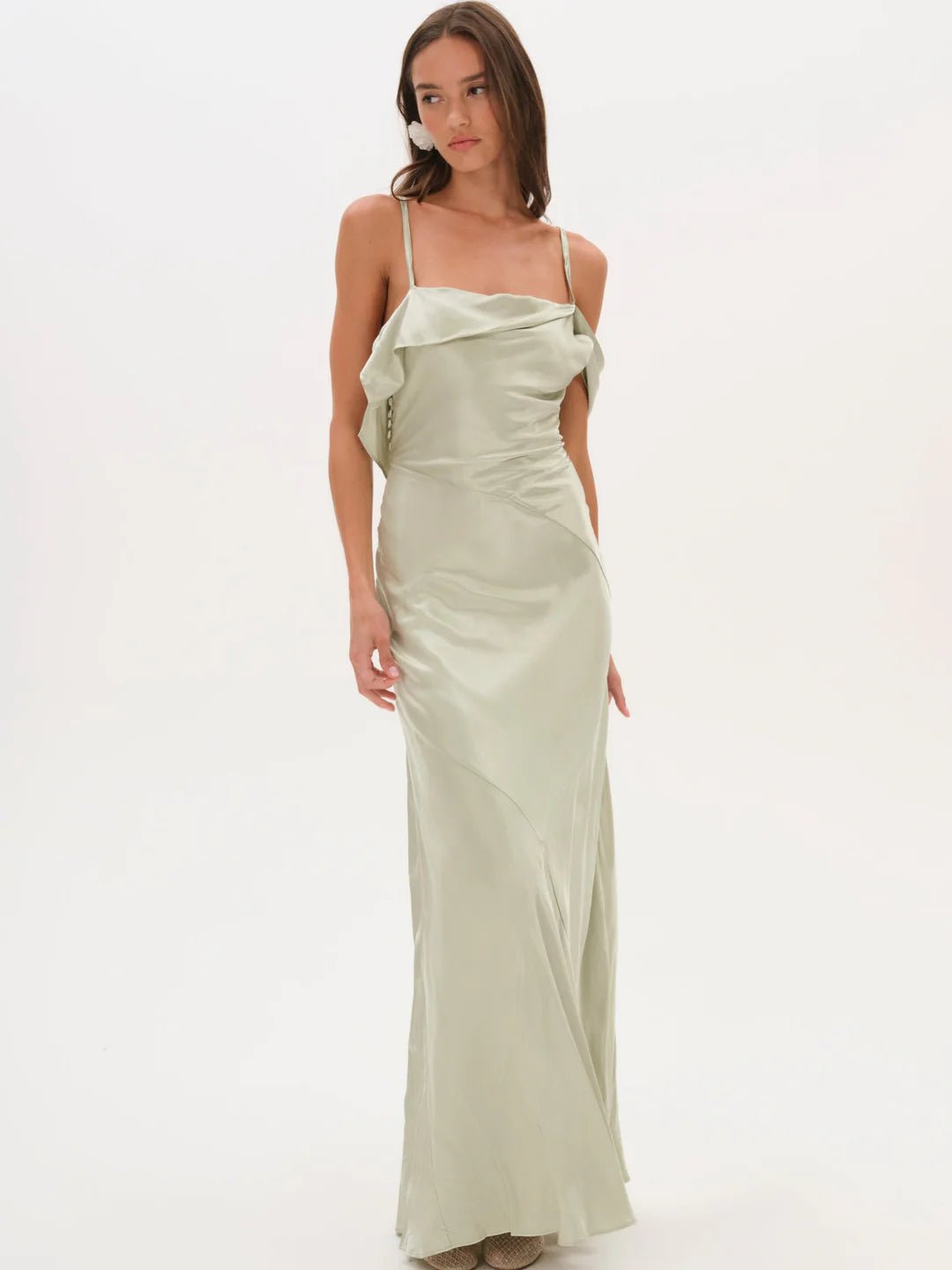Jewel Maxi Dress in Sage - obligato