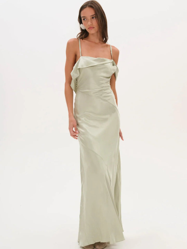 Jewel Maxi Dress in Sage - obligato