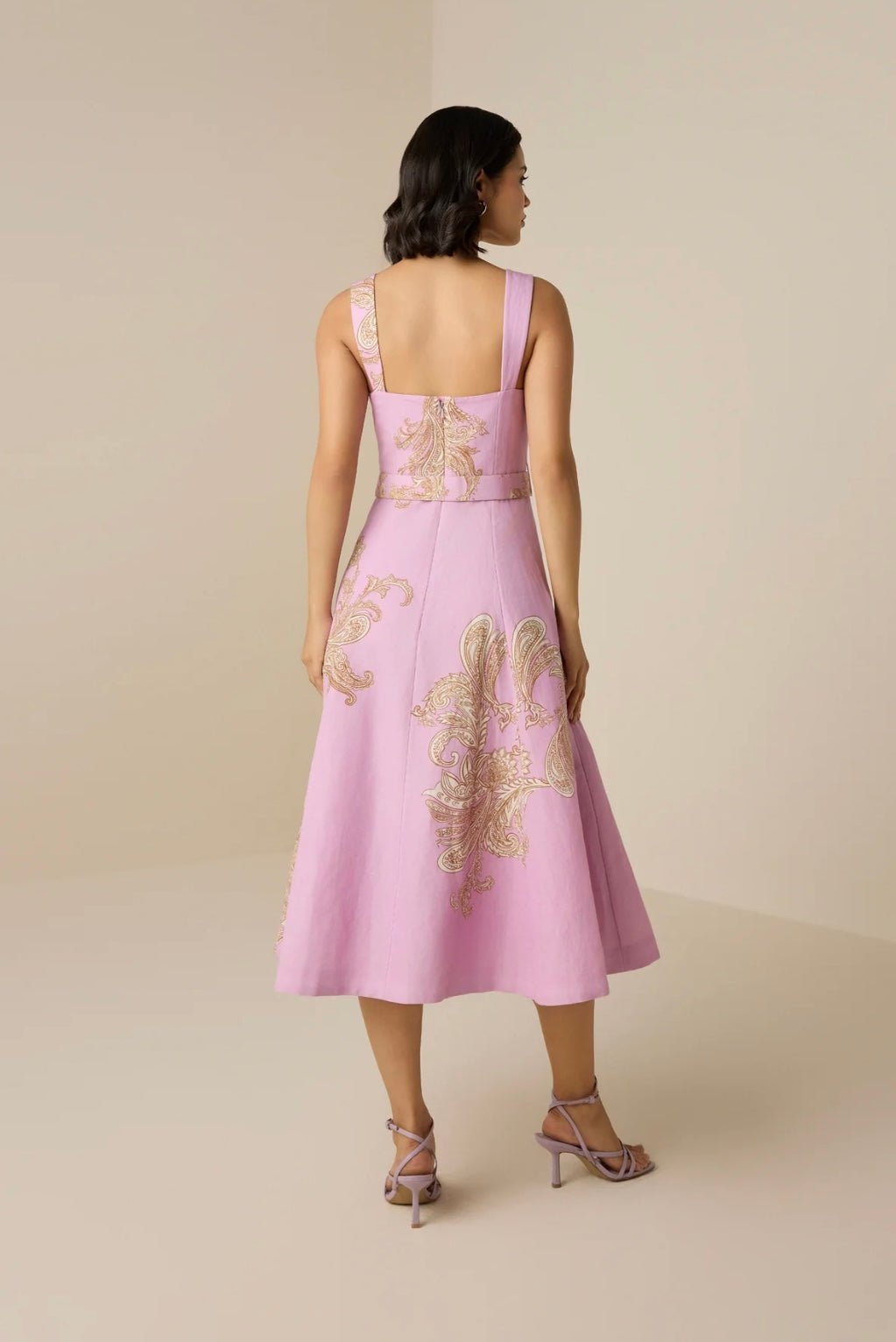 Jiah Buckle Midi Dress - obligato