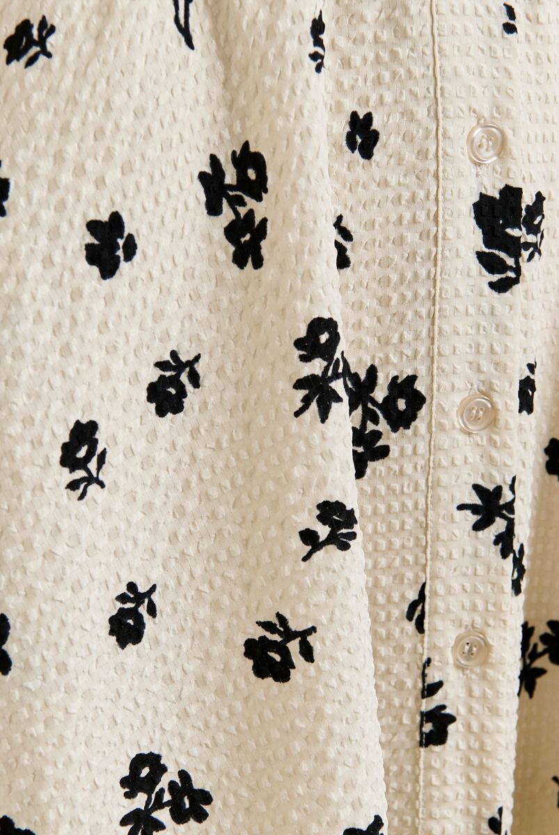 Jizo Shirt Dress with Off White - obligato