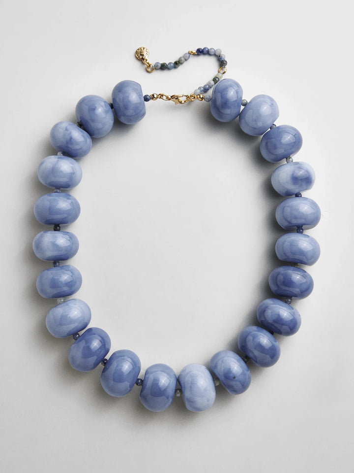 Joan Necklace in Blue Sodalite - obligato