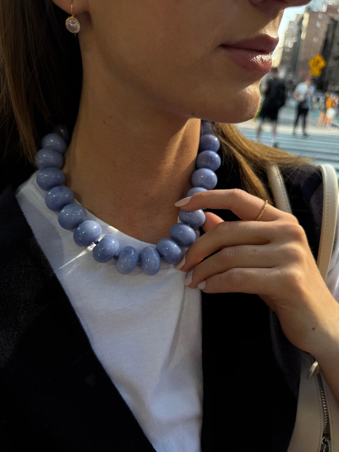 Joan Necklace in Blue Sodalite - obligato