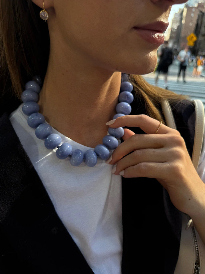 Joan Necklace in Blue Sodalite - obligato