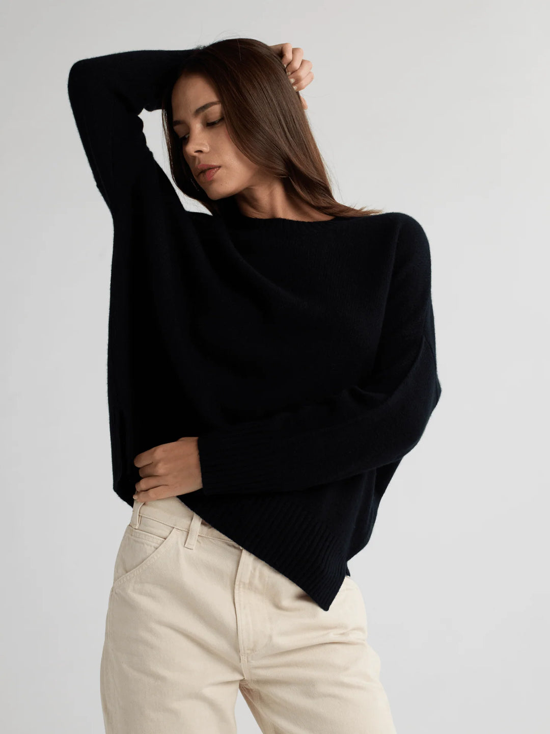 JOEY Oversized Sweater in Black