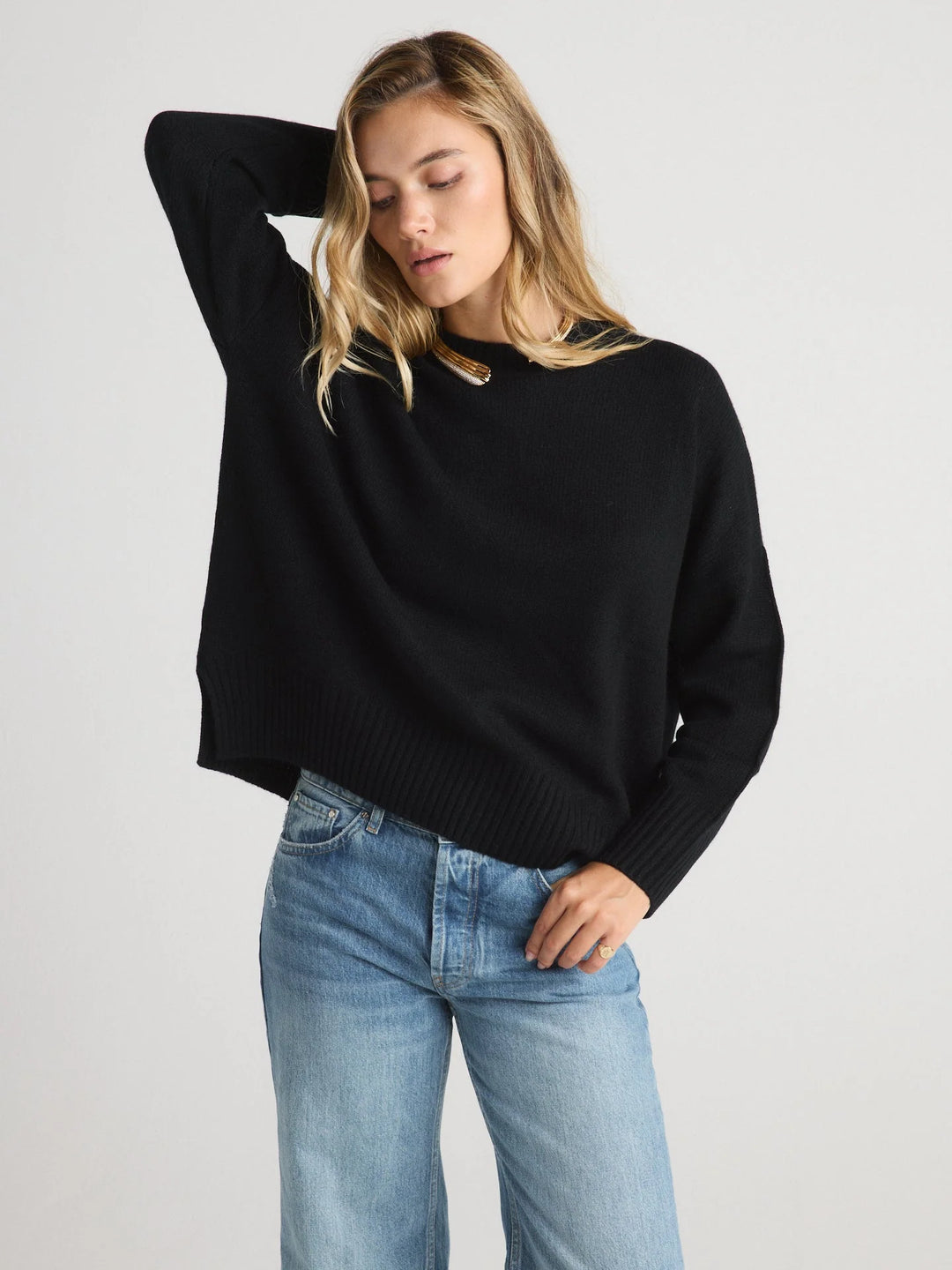 JOEY Oversized Sweater in Black