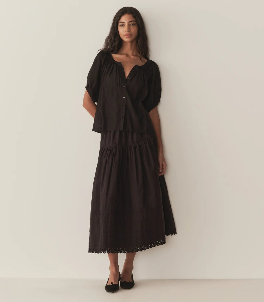 June Top in Black - obligato