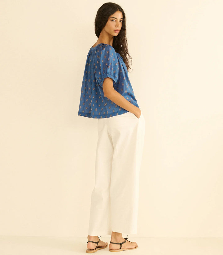 June Top in Eartha Paisley - obligato