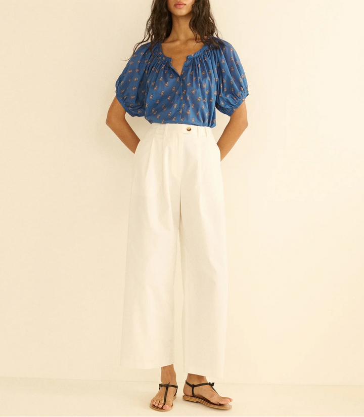 June Top in Eartha Paisley - obligato
