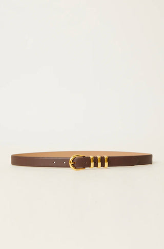 Kad Leather Belt in Chocolate - obligato