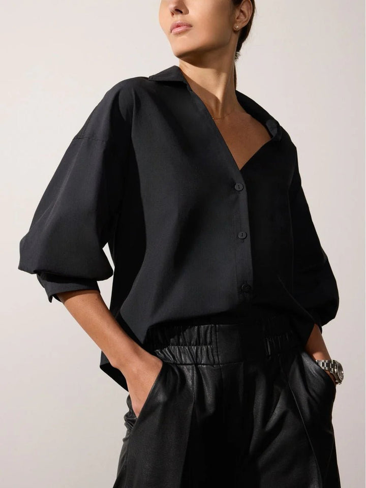 Kate Shirt in Black Onyx - obligato