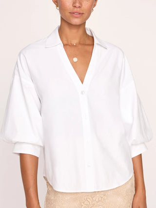 Kate Shirt in Salt White - obligato