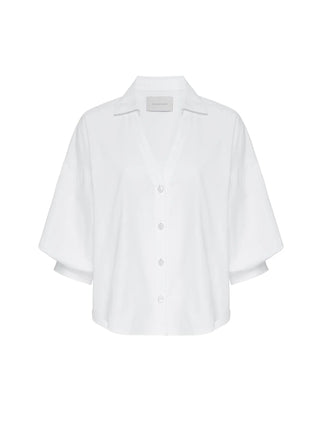 Kate Shirt in Salt White - obligato