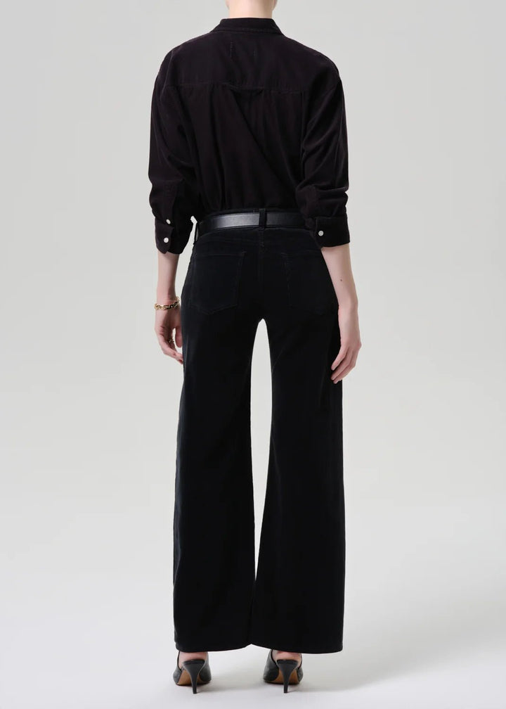 Kayla Baby Corduroy Shirt in Charcoal - obligato