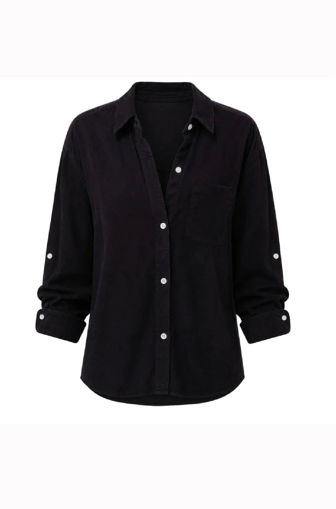 Kayla Baby Corduroy Shirt in Charcoal - obligato